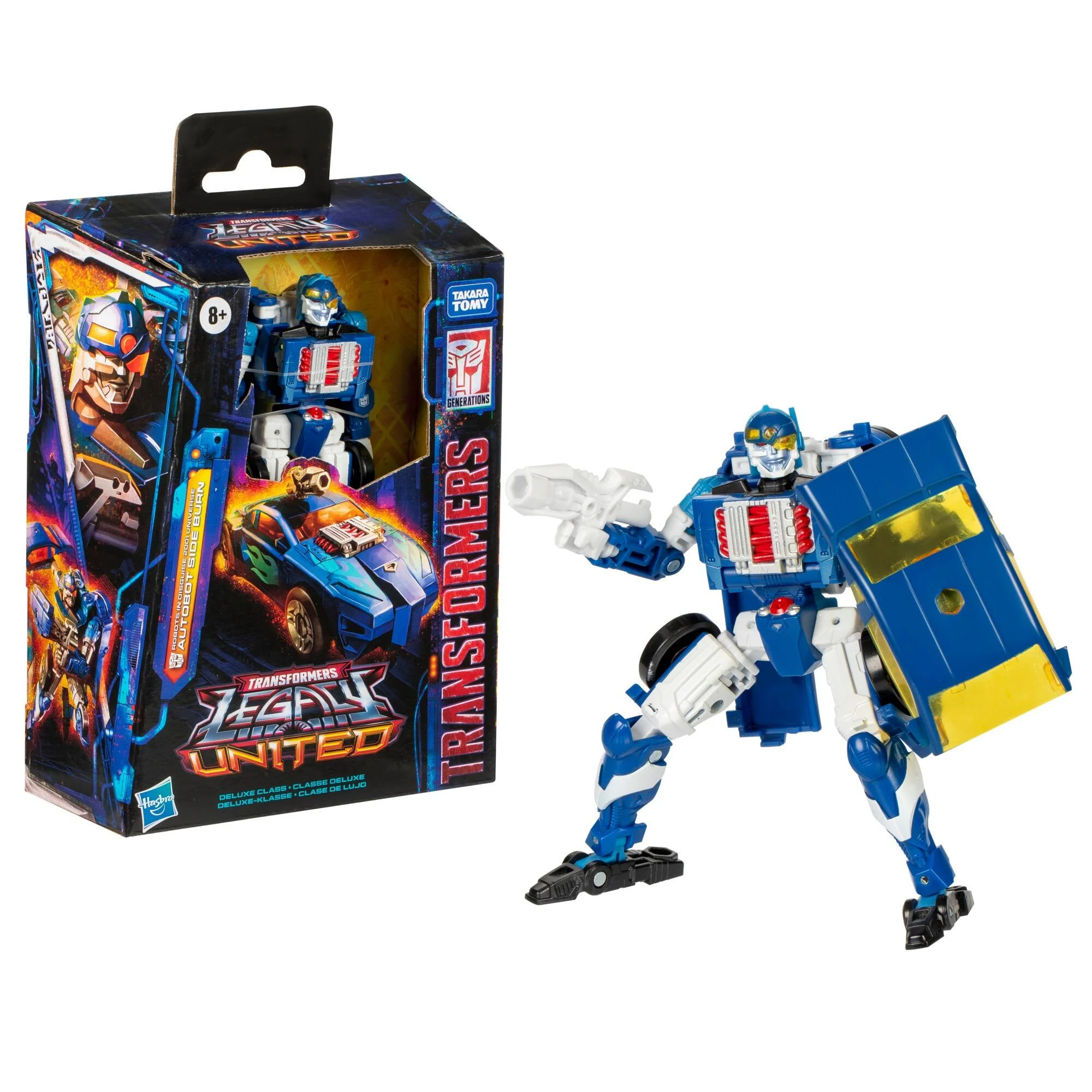 Transformers united deluxe class Side Burn